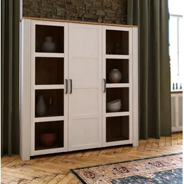 Forte Highboard Bohol 151,1 x 160,6 x 42 cm Weiß