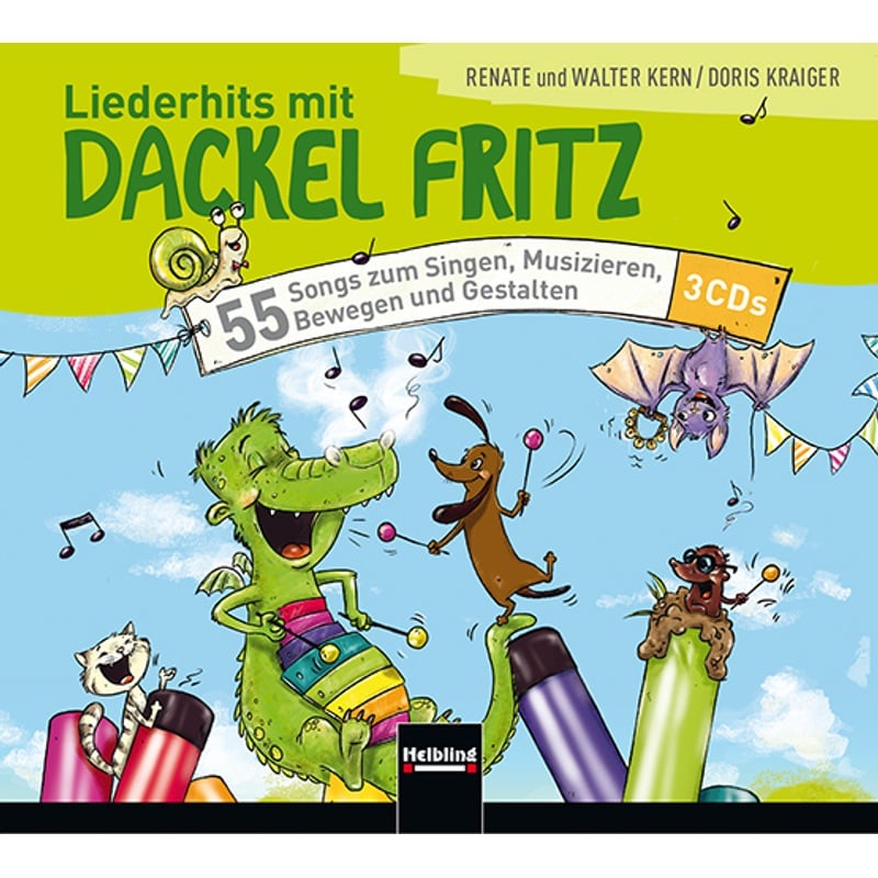 Liederhits Mit Dackel Fritz - Liederhits Mit Dackel Fritz 3 Audio-Cd - Renate Kern  Walter Kern  Doris Kraiger (Hörbuch)