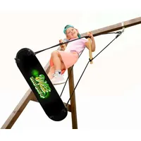 Dice Berg Playbase Zubehör Skateboard Schaukel mit schwarzem geflochtenem