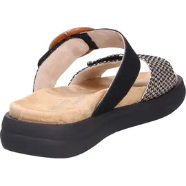 REMONTE Damen D2N51, Frauen Slipper,Pantoletten,Slip on,Freizeitschuhe,Schlupfschuhe,schluepfschuhe,Slides,Slip-ons,Mules,schwarz Kombi (03),36 EU - Schwarz - 36
