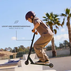 Kinderkraft Solis Scooter für Kinder Klassischer Roller Grün