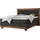 Hasena Boxspringbett 140-180 cm braun / Dunkelgrau, Liegefläche:140 x 200 cm, Topper:Superio-Topper