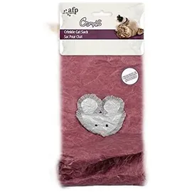 all for paws Crumples Crinkle Cat Sack 45 cm Lila