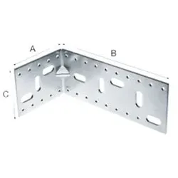 Positionswinkel easy-fix verzinkt - 200 mm