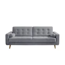 deinbett Schlafsofa mit Bettkasten Fjord ¦ grau ¦ Maße (cm): B: 226 H: 88 T: 90.0
