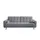 deinbett Schlafsofa mit Bettkasten Fjord ¦ grau ¦ Maße (cm): B: 226 H: 88 T: 90.0
