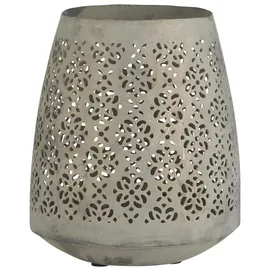 ib laursen Kerzenhalter Blumenmuster für Teelicht, in grau Ø Gr.: onesize