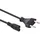 Maclean Brackets Maclean MCTV-810 Euro-Netzkabel zu Kleingeräte‐Buchse C7 Strom Anschlusskabel Schwarz (3m)