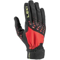 Leki Ultra Trail Storm Handschuhe Schwarz/Rot/Gelb 7