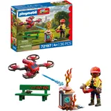 Playmobil City Action Feuerwehr‐Löschdrohne 72197
