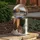 Köhko Kugelbrunnen Ø25cm mit LED auf zylindrischen Edelstahl Eimer H30cm
