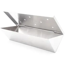 GRILL-EXPERTE Räucherbox 5 x 5 cm Edelstahl silber
