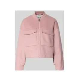 Opus Jacke mit gerippten Abschlüssen Modell HISO Rosa, 40