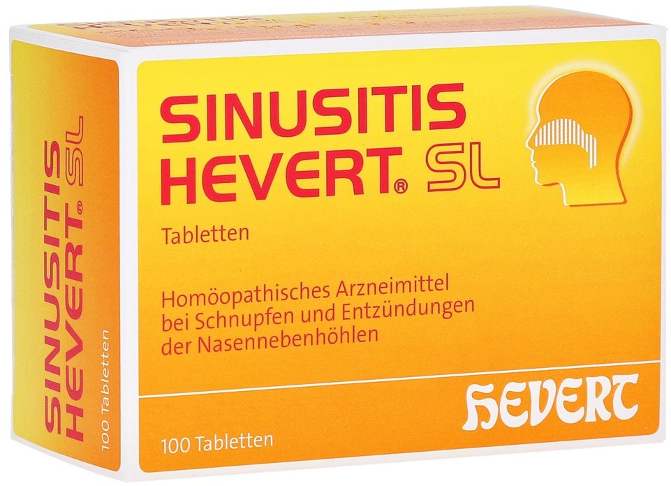 SINUSITIS HEVERT SL Tabletten 100 Stück