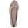 CAPRICE Ballerinas Leder, Braun Taupe MET.Comb), 39
