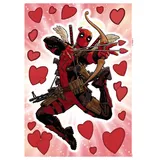 KOMAR Deko-Sticker Deadpool Lovepool 50 x 70 cm