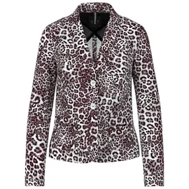 Marc Cain Longblazer Animalprint Rot 38