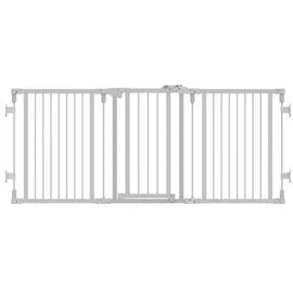 dehner lieblinge Hundezaun Bradley Laufstall für Welpen 71-486 x 64 cm Weiß