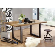Massivmoebel24 Mango 180 x 90 x 76 cm natur lackiert