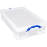 Really Useful Box 33 Liter Unterbett Aufbewahrungsbox, transparent