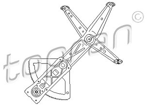 Topran Fensterheber [Hersteller-Nr. 200044] für Opel