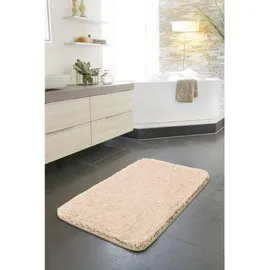 GRUND Badteppich Melange Beige 70 x 120 cm