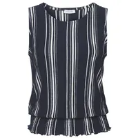 LASCANA Tanktop Marine/Weiß 36/38