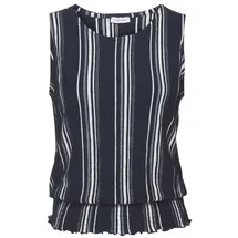 LASCANA Tanktop Marine/Weiß 36/38