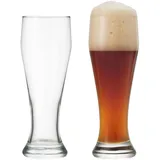 Montana Weizenglas Basic 2tlg. Glas Transparent Klar 500 ml