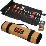YPC VarioRoll XL Werkzeug Rolltasche 20 Steckfächer schwarz 56x34cm