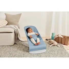 BabyBjörn Babywippe Bliss Gewebt, Blütenblatt-Steppung, Blau