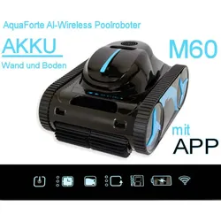 AquaForte Pool Akku Roboter M60 mit App-Steuerung
