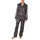 normann-wäschefabrik Langer Satin Pyjama Anthrazit 40/42