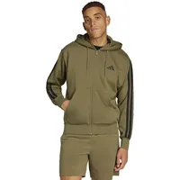 adidas Essentials 3-Streifen Sweatjacke Herren JD1864 - grün S