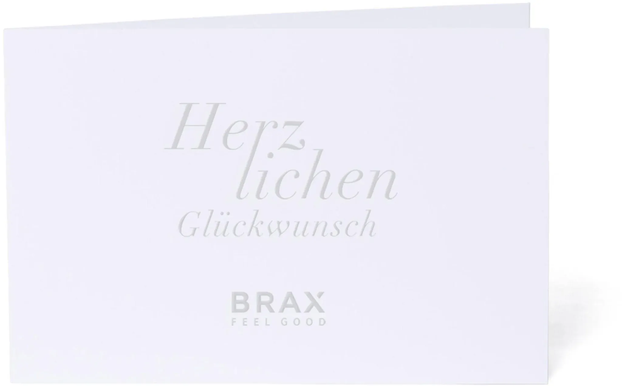 BRAX Unisex GESCHENKGUTSCHEINHerzlichen Glückwunsch, herzlichen glückwunsch (white), Gr.