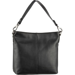 The Chesterfield Brand The Chesterfield Brand Wax Pull Up Jen Schultertasche Leder 25 cm Umhängetaschen   Schwarz Damen 