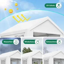 Thanaddo Partezelt 3 x 3 m Weiß