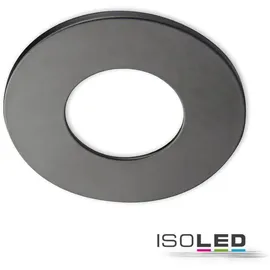 Pro-Light Cover Aluminium rund schwarz matt für Einbaustrahler Sys-68