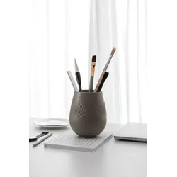 Villeroy & Boch Manufacture Collier taupe Vase Carré klein 12,5x12,5x14cm