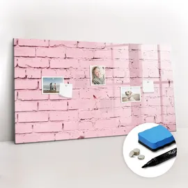 Tulup Magnettafel 120 x 60 cm Pink
