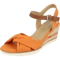 Tom Tailor Damen 5390040007 Keilsandale, orange, 36 EU