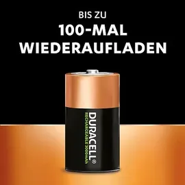 Duracell Akku D 3000 mAh 2 St.
