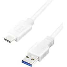 Logilink USB-Kabel USB 3.2 Gen1 USB-A Stecker, USB-C® Stecker 1.50m CU0175