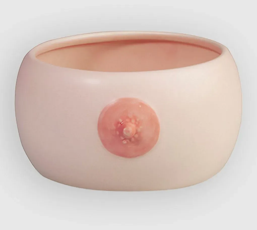 bitten Boob Bowl pink Gr. Uni