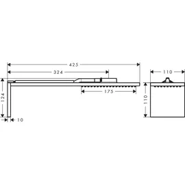 Hansgrohe ShowerComposition Kopfbrause 110x220mm (12592820)