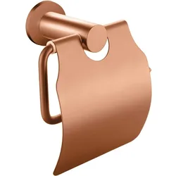 Aloni Toilettenpapierrollenhalter mit Deckel Kupfer gebürstet