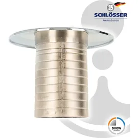Schlösser Armaturen Kombi-Rosette D=140 mm Tubus=110 mm kürzbar