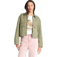 Timberland Strafford Washed Canvas Jacke - Leaf Green XS