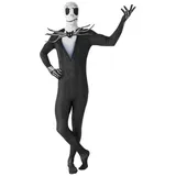 Rubie ́s Kostüm Nightmare Before Christmas Jack Halloween Kostüm, Original lizenziertes Kostüm aus Tim Burtons Klassiker 'Nightmare Bef schwarz XL