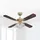 Westinghouse Princess Trio 105 cm Deckenventilator eiche/rattan/mahagoni mit Licht